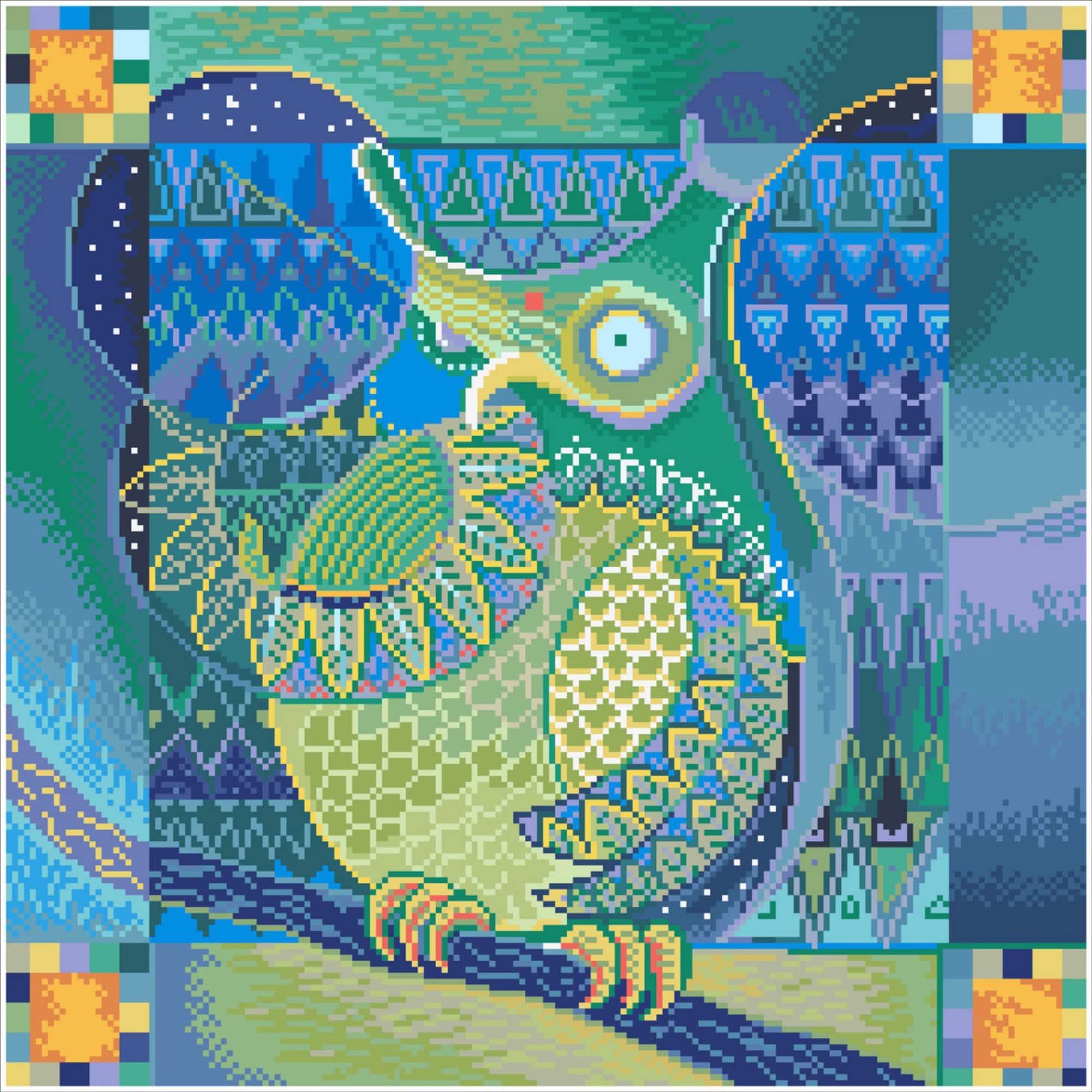 Diamond Dotz® Indian Owl Diamond Painting Kit